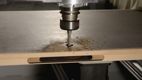 Effective machining on door and frame components